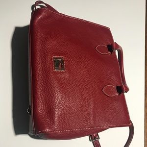 Red leather Dooney and Bourke EUC purse